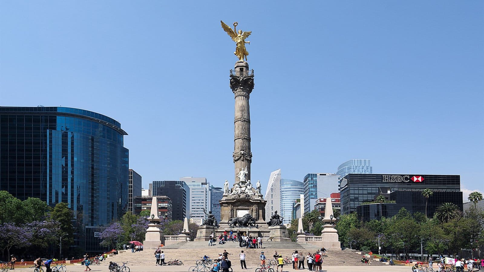 Ángel de la Independencia en la Ciudad de México
