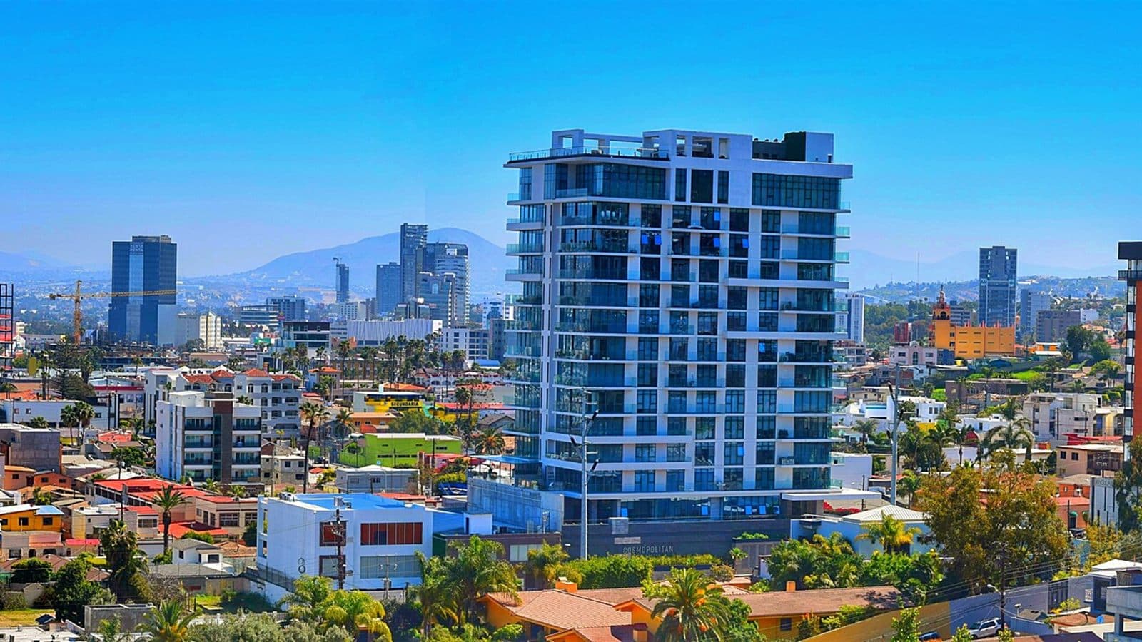 Vista de la skyline de Tijuana, Baja California